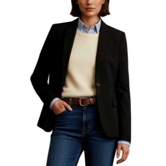 J. CREW 1035 Italian Bi-Stretch Wool Blazer